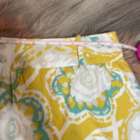 Fossil Floral Retro Yellow Skirt Size 6 - Picture 7 of 10